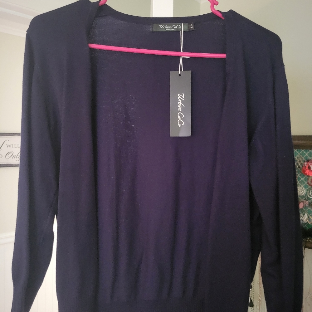 Navy blue sweater